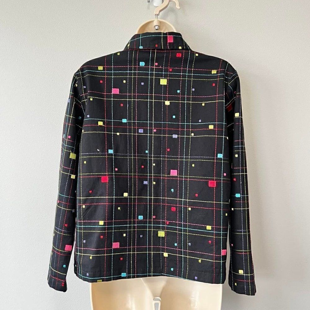 Studio Works Colorful Blazer Jacket Size MP - Picture 3 of 6